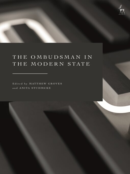 Title details for The Ombudsman in the Modern State by Matthew Groves - Available